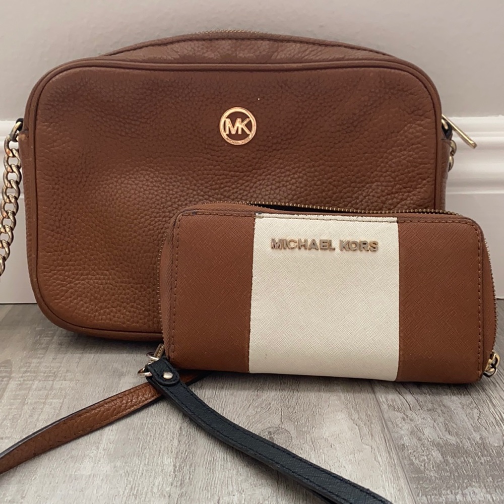Michael Kors Shoulder Bag + Wallet